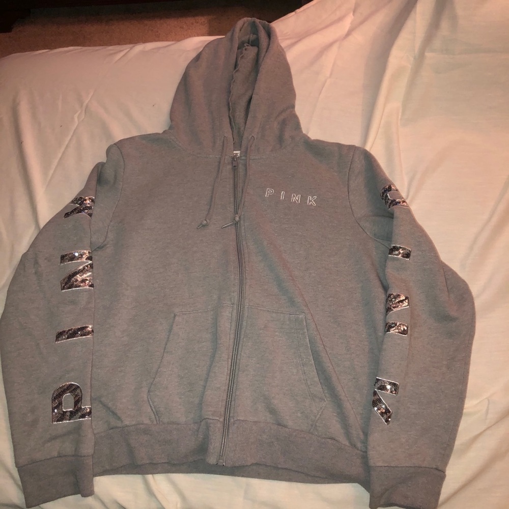 VS PINK sequin hoodie
